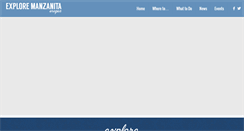 Desktop Screenshot of exploremanzanita.com